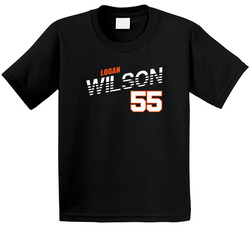Logan Wilson 55 Favorite Player Cincinnati Football Fan Toddler Youth Kids T Shirt