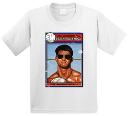 Tom Cruise Pete Maverick Mitchell Volleyball Trading Card Toddler Youth Kids T Shirt