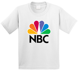 Nbc Tv Channel Cool Television Station Logo Toddler Youth Kids T Shirt