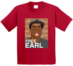 Free Earl Ofwgkta Rappers Toddler Youth Kids T Shirt