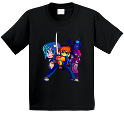 Scott Pilgrim Video Game Movie Comic Toddler Youth Kids T Shirt
