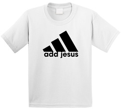Adidas Add Jesus Parody Toddler Youth Kids T Shirt