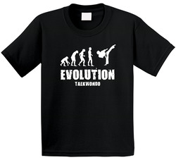 Evolution Tae Kwon Do Taekwondo Toddler Youth Kids T Shirt