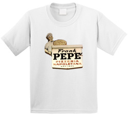 Frank Pepe's Restaurant Foodie Tour Brand Logo Fan Toddler Youth Kids T Shirt