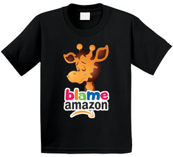Toys R Us Crying Geoffrey The Giraffe Blame Amazon Fan Toddler Youth Kids T Shirt