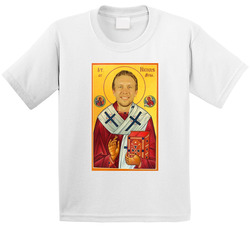 Saint Nick Foles Jesus Candle Funny Football Toddler Youth Kids T Shirt