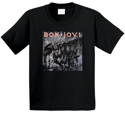 Bon Jovi Slippery When Wet Toddler Youth Kids T Shirt