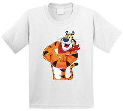 Tony The Tiger Frosted Flakes Cereal Mascot Toddler Youth Kids T Shirt