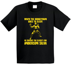 Anderson Silva Mma Ultimate Fighter Brazil Toddler Youth Kids T Shirt