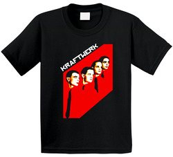 Kraftwerk German Electronic Dance Music Black Toddler Youth Kids T Shirt