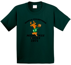 1971 World Champions Milwaukee Toddler Youth Kids T Shirt