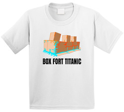 Papa Jake Box Fort Titanic Popular Youtube Personality Fan Toddler Youth Kids T Shirt