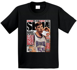 Jason Williams Slam Magazine Cover August 1999 Sacarmento Basketball Fan Toddler Youth Kids T Shirt
