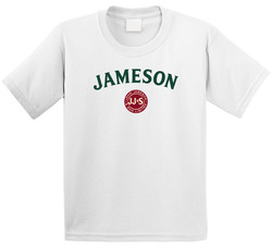 Jameson Irish Whiskey Booze Alcohol Label Drinking Party Long Sleeve Toddler Youth Kids T Shirt
