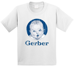 Gerber Logo Popular Baby Brand Food Products Company Fan Gift Toddler Youth Kids T Shirt
