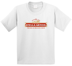 Stella Artois Alcohol Beer Drink Toddler Youth Kids T Shirt