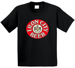 Iron City Beer Pittsburgh Retro Distressed Look Beer Lovers Toddler Youth Kids T Shirt
