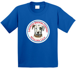 Lagunitas Brewing Company Petaluma California Cool Beer Alcohol Dog Logo Toddler Youth Kids T Shirt