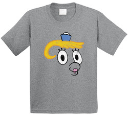 Mrs Puff Spongebob Squarepants Big Face Halloween Costume Worn Look Vintage Unisex Toddler Youth Kids T Shirt