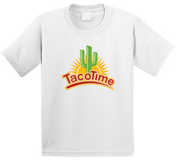 Taco Time Mexican Restaurant Food Toddler Youth Kids T Shirt