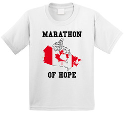 Terry Fox Marathon Of Hope Toddler Youth Kids T Shirt