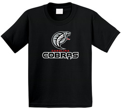 Carolina Cobras Arena Football League Team Fan Logo Toddler Youth Kids T Shirt