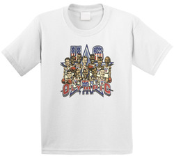 Usa Basketball 1992 Olympics Dream Team Toddler Youth Kids T Shirt