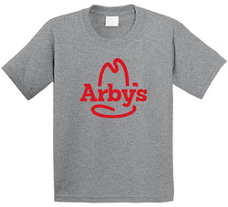 Arbys All Red Logo Toddler Youth Kids T Shirt