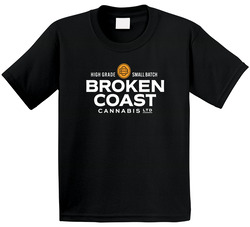 Broken Coast Cannabis Weed Company Logo Toddler Youth Kids T Shirt