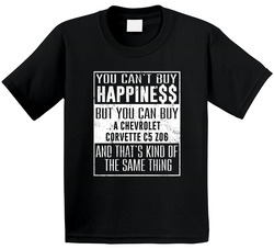 You Can't Buy Happiness Chevrolet Corvette C5 Z06 Heart Car Lover Toddler Youth Kids T Shirt