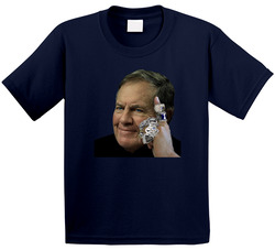 Billy Belichick New England Coach Football 6 Rings Fan Toddler Youth Kids T Shirt