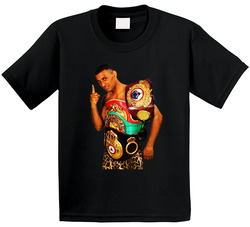 Prince Naseem Hamed 4 Belts Retro Boxer Fan Toddler Youth Kids T Shirt
