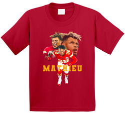 Tyrann Mathieu Kansas City Football Toddler Youth Kids T Shirt