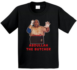 Abdullah The Butcher Wrestling Legend Toddler Youth Kids T Shirt