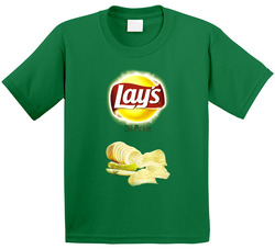 Lay's Dill Pickle Potato Chips Bag Costume Toddler Youth Kids T Shirt