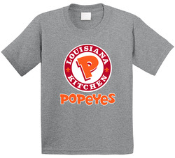 Popeyes American Favorite Fast Food Toddler Youth Kids T Shirt