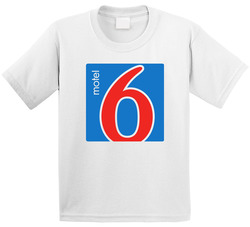 Motel 6 Hotel Logo Toddler Youth Kids T Shirt