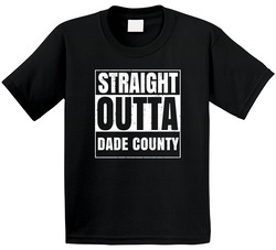 Straight Outta Dade County High School Funny Graduation Parody Toddler Youth Kids T Shirt