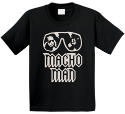 Macho Man Randy Savage Wrestling Retro Toddler Youth Kids T Shirt