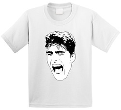 Luka Garza Big Head Mouth Open University Of Iowa Basketball Fan Toddler Youth Kids T Shirt
