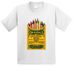 Original Crayola Crayons Toddler Youth Kids T Shirt