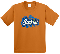 Sunkist Orange Pop Soda Drink Junk Food Toddler Youth Kids T Shirt