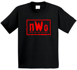 Nwo New World Order Professional Wrestling Stable Fan Toddler Youth Kids T Shirt