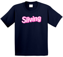 Sliving Slaying And Living Paris Hilton Word Funny Toddler Youth Kids T Shirt