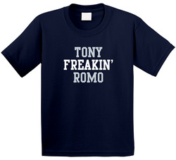 Tony Freakin' Romo Dallas Football Player Cool Fan Toddler Youth Kids T Shirt