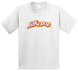 Jiffy Pop Favorite Popcorn Snack Food Lovers Toddler Youth Kids T Shirt