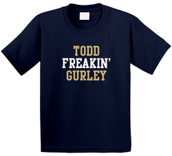 Todd Freakin' Gurley St Louis Football Player Cool Fan Toddler Youth Kids T Shirt
