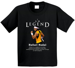 Rafael Nadal Legend Tennis Toddler Youth Kids T Shirt