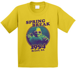 Spring Break 1954 Brazil Creature From The Black Lagoon Toddler Youth Kids T Shirt