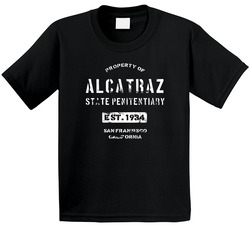 Property Of Alcatraz State Penitentiary Fan Prison Toddler Youth Kids T Shirt